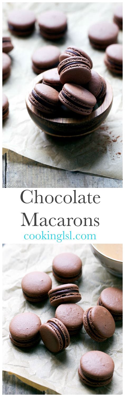 Chocolate Macarons With Chocolate Peppermint Ganache Recipe Brownie