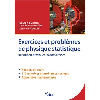 Exercices Et Probl Mes De Physique Statistique Par Hubert Krivine Et