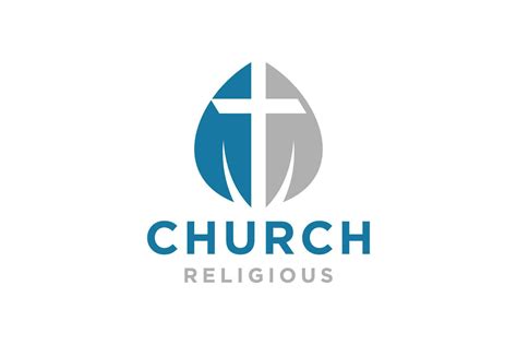 Cross logo design vector or logo for christian church. 23479066 Vector ...