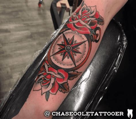 Compass Rose Tattoo Designs & Meanings - tattoogenda.com