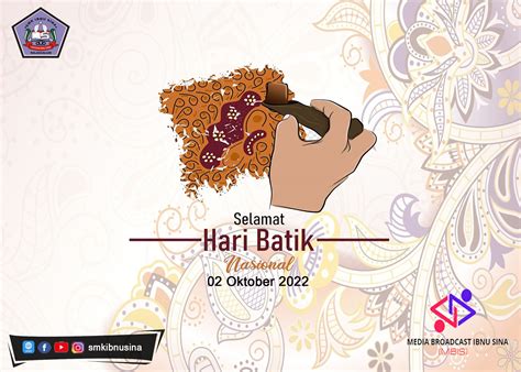 “selamat Hari Batik Nasional 2022 Jaga Dan Selalu Lestarikan Kekayaan Budaya Bangsa Kita