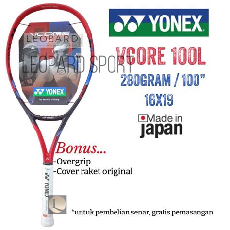 Jual Raket Tenis Yonex Vcore L Scarlett G Tennis Racket