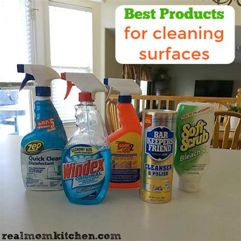 Best Products for Cleaning Surfaces - Real Mom Kitchen - Cleaning