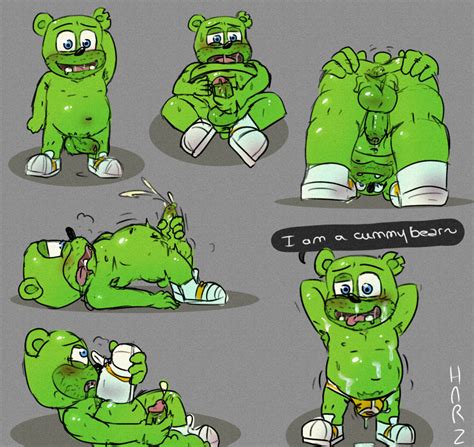 Rule 34 Anthro Bear Furry Green Fur Gummy Bear Gummybear And Friends Harzu Male Only