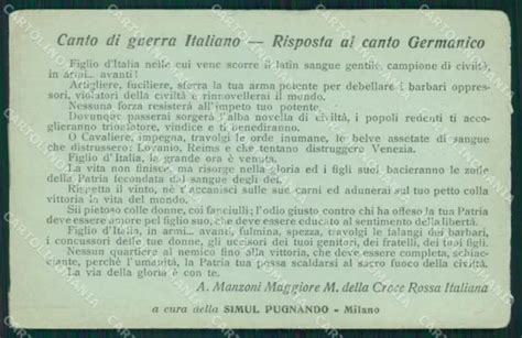 PROPAGANDA WWI CRI Croce Rossa Italiana Cartolina MT9124 EUR 7 50