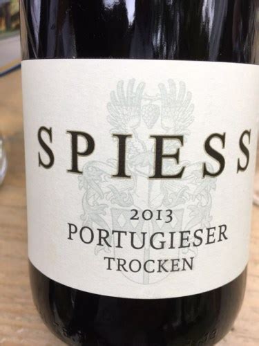 Weingut Spiess Portugieser Trocken Vivino