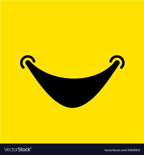 Smile template design Royalty Free Vector Image