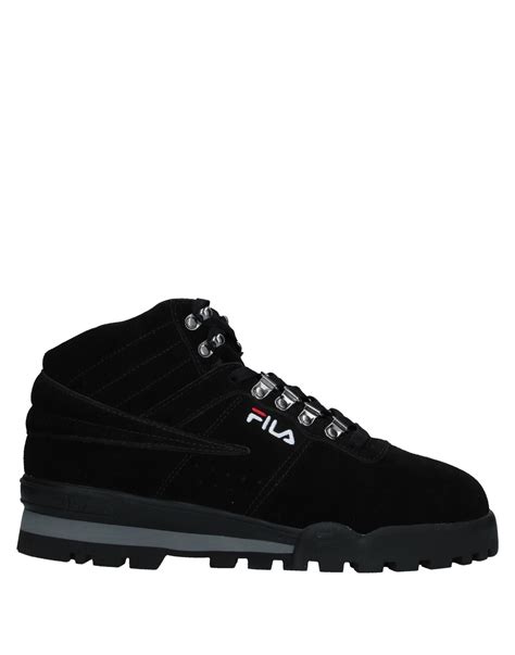 Fila Suede High-tops & Sneakers in Black for Men - Lyst