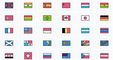 10+ Outstanding Country Flag Icon Sets – Creatisimo