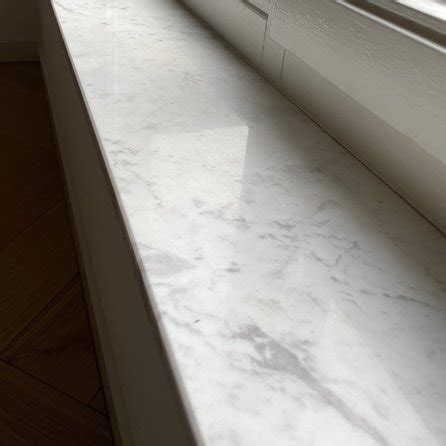 Fensterbank Innen Bianco Carrara Marmor Poliert 2 Cm Stark