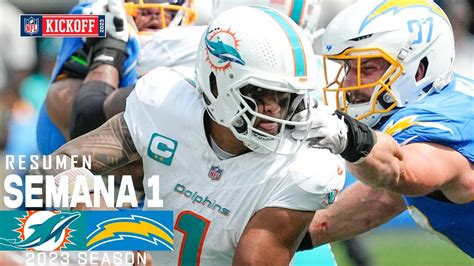 Miami Dolphins Vs Los Angeles Chargers Semana 1 NFL 2023 NFL