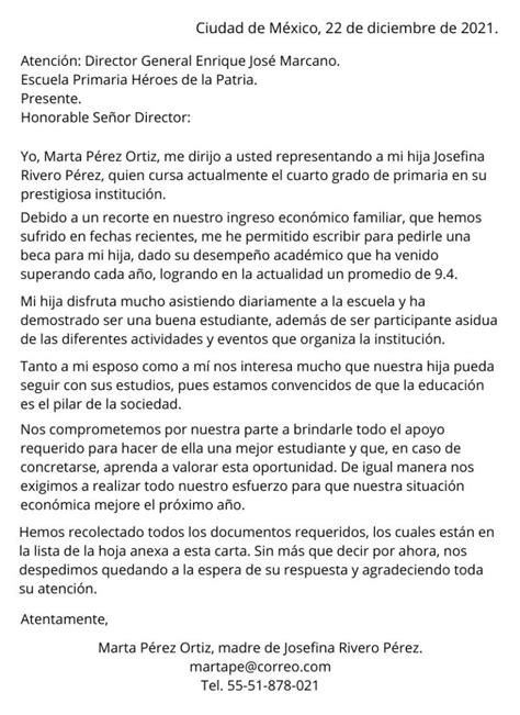 Carta De Solicitud De Beca Qué Es Cómo Hacerla Ejemplo Formatos