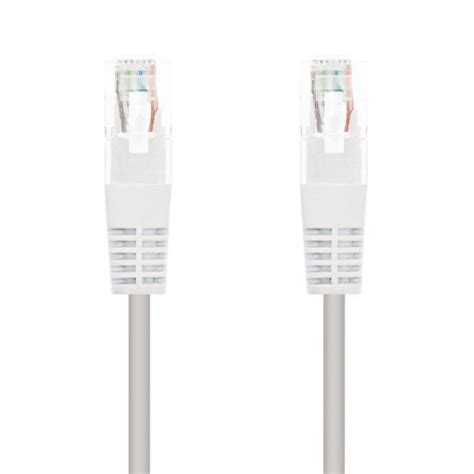 Cable De Red Latiguillo RJ45 Cat 6 UTP 2 M Blanco CasadelaTinta