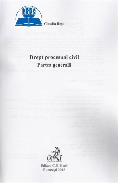 Pdf Drept Procesual Civil Partea Generala Cdn4librisrocdn4