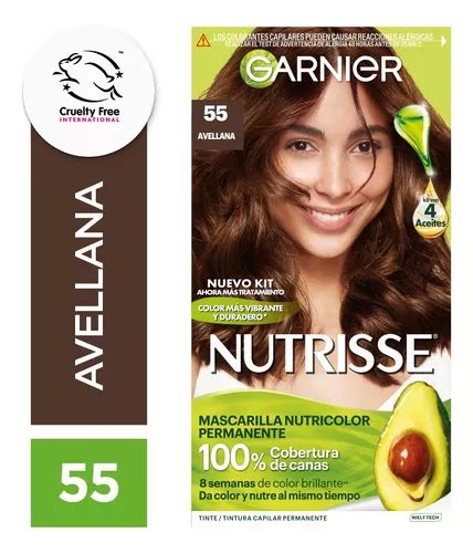 Kit De Tintura Permanente Nutrisse De Garnier Tono Tono Avellana