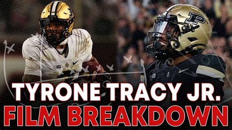 Giants Rb Tyrone Tracy Jr Film Breakdown Purdue Youtube