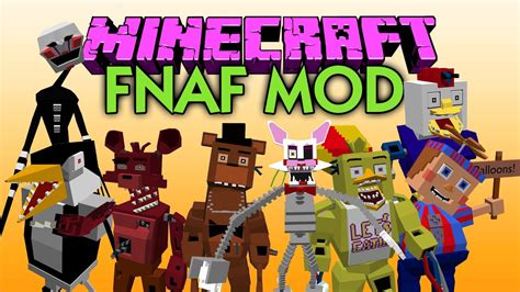 Fnaf Five Nights At Freddy S Minecraft Mod Showcase Youtube 0cb