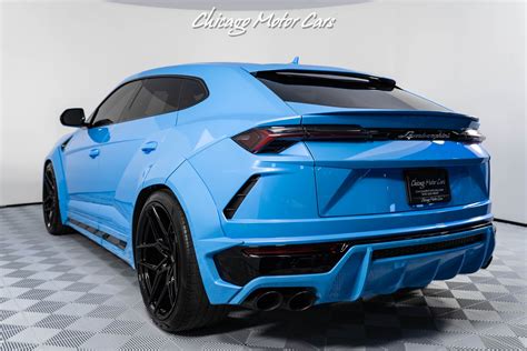 Used 2021 Lamborghini Urus Novitec Widebody Anrky Wheels Rare Blu