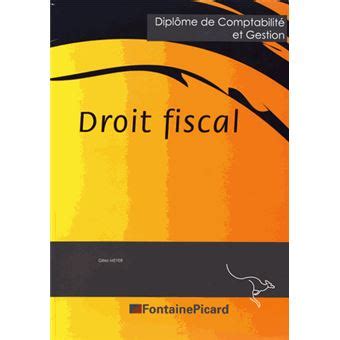 Droit Fiscal Dcg Unit Broch Herv Jahier G Meyer Achat