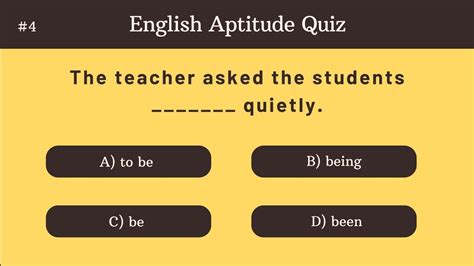 English Aptitude Quiz Are You Ready English Aptitude Quiz Challenge