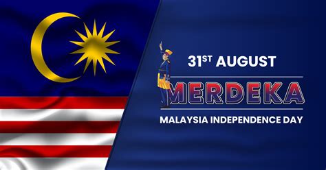 Malaysia Independence Day Celebration Background 22432856 Vector Art at ...