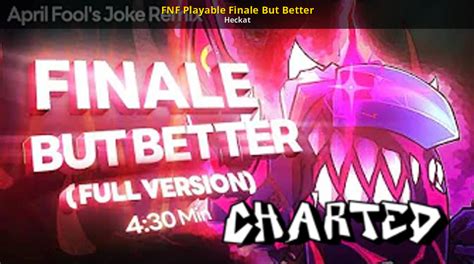 Fnf Playable Finale But Better [friday Night Funkin] [mods]