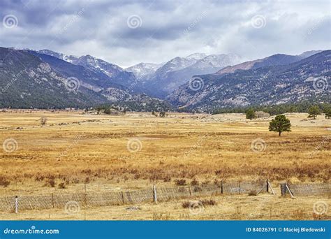 Snowy Clouds Over Rocky Mountains, Colorado, USA Stock Image - Image of ...