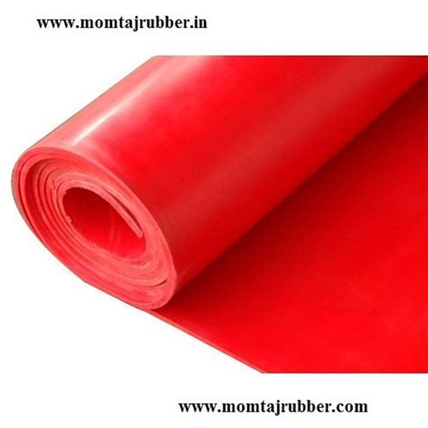 Red Silicone Rubber Sheet For Industrial Size X Meter At Rs