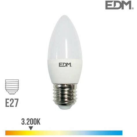 Lampadina Led E Da W Equivalenti A W Bianco Caldo K