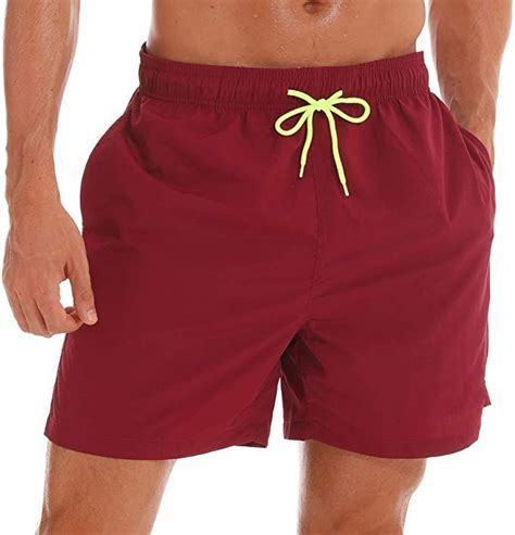 Silkworld Mens Swim Trunks Quick Dry Beach Shorts With Pockets Us Xs