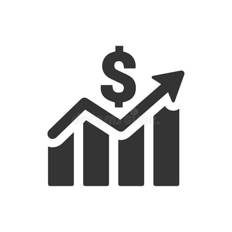 Financial Growth Icon Stock Vector Illustration Of Sales 120822979