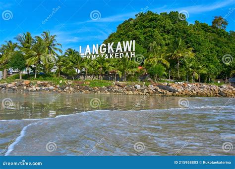 Beachline of Cenang Beach Pantai in Langkawi Island Editorial Stock Photo - Image of asia, coast ...