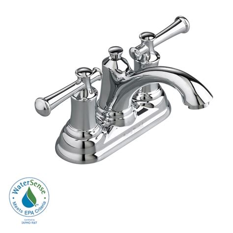 American Standard Portsmouth Polished Chrome 2 Handle 4 In Centerset Watersense Bathroom Sink