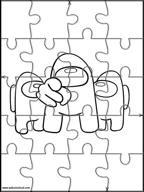 27 Printable Among Us Jigsaw Puzzles for Kids