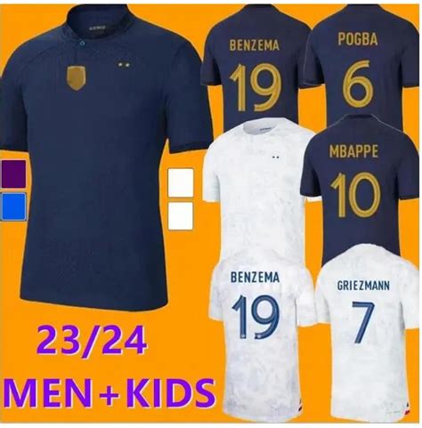 French Club Full Jerseys 2022 Soccer Jersey Sets 2023 BENZEMA MBAPPE