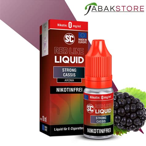 Sc Red Line Strong Cassis Nikotinsalz Liquid Ml Liquid Mg Ml