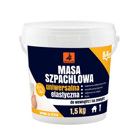 Masa Szpachlowa Uniwersalna Elastyczna 1 5 Kg DRAGON Leroy Merlin