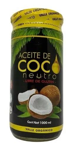 Aceite De Coco Neutro Valle Organico Sin Tacc X 1 Litro MercadoLibre