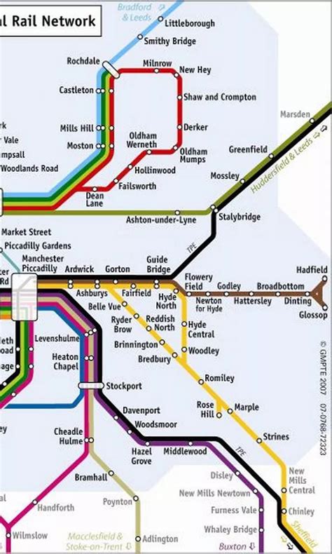 Manchester Railway Map