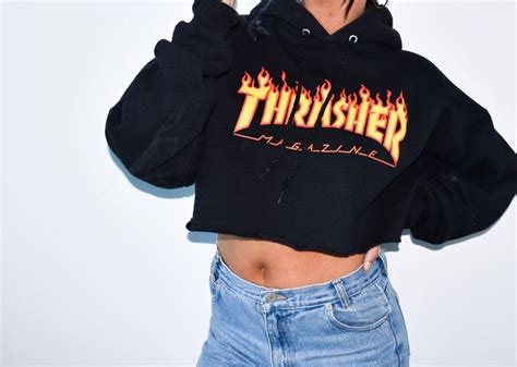 Thrasher Hoodie | Thrasher hoodie, Cropped hoodie, Fashion