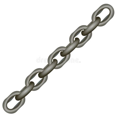 Heavy Chains Hang Curved Stock Illustration Illustration Of Heavy