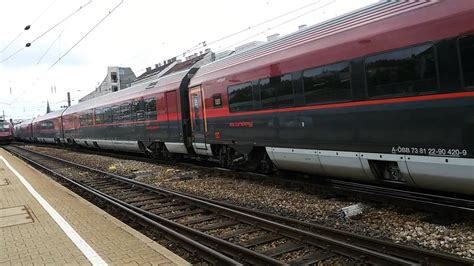 ÖBB Railjet 62 862 175 Jahre Eisenbahn für Österreich Westbahnhof in