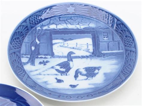 Royal Copenhagen Annual Porcelain Christmas Plates | EBTH