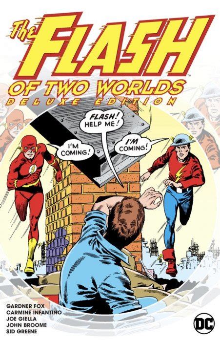 The Flash Of Two Worlds Deluxe Edition Hard Cover Dc Comics