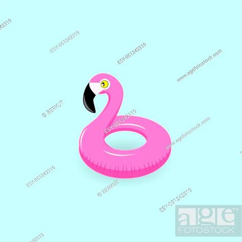 Flamingo Inflatable Pool Float Stock Vector Vector And Low Budget