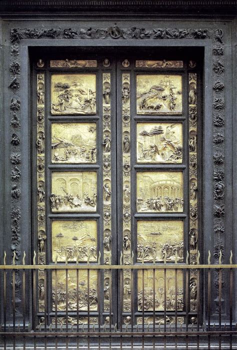 Lorenzo Ghiberti Is Famous For His Work On The Baptistery In Florence