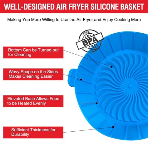 Forros De Silicona Para Freidora De Aire Peque A Para Cosoriinstant