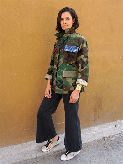 up-cycled army surplus jacket with custom fabric embellishments Army ...