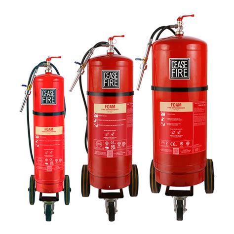 Foam Based Wheeled Fire Extinguishers Ceasefire UK