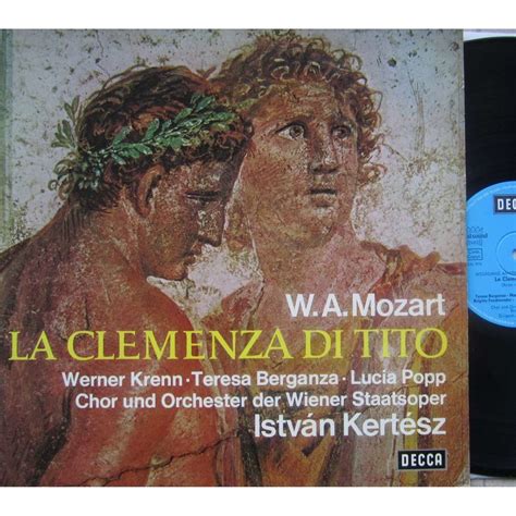 La Clemenza Di Tito By Mozart Kertesz Lp With Recordshop Ref